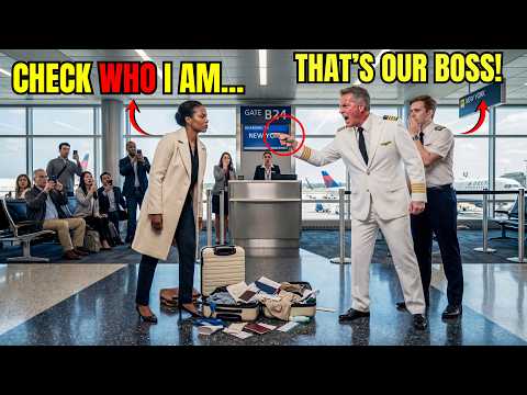 Pilot Throws Black Woman's Luggage on Ground — Goes Pale When Co-Pilot Whispers: "That's Our Boss"