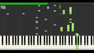 Hysteria - Def Leppard | Adelina Piano synthesia tutorial