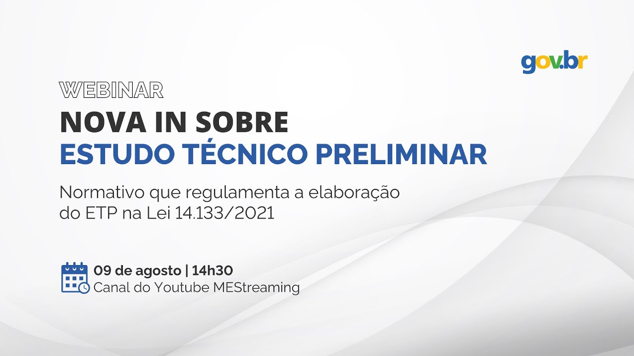 IN Sobre Estudo Técnico Preliminar