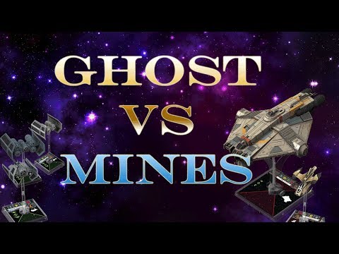 X-Wing Battle Report : The Ghost in a Minefield