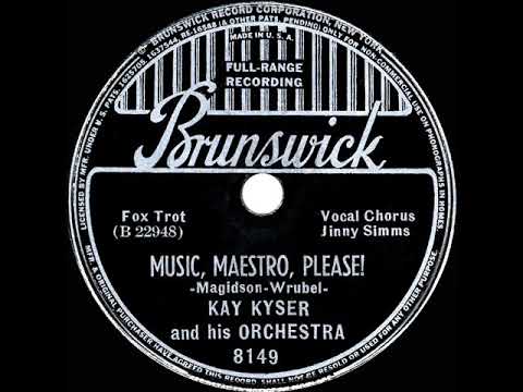 1938 Kay Kyser - Music, Maestro, Please! (Ginny Simms, vocal)
