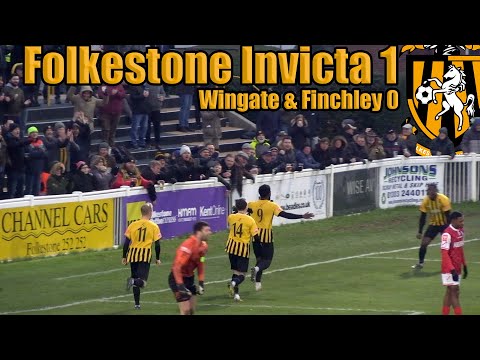 Highlights | Folkestone Invicta 1-0 Wingate & Finchley | Isthmian Premier Division | 22/1/22