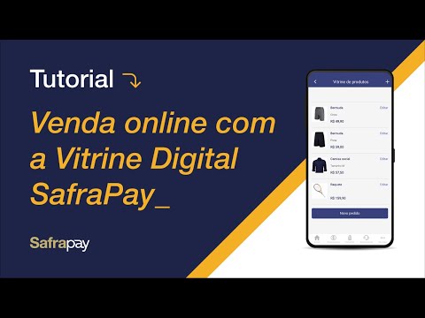 📲 Vai vender online? Veja como usar a Vitrine Digital SafraPay