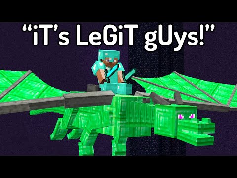 Gefälschte Minecraft Speedruns