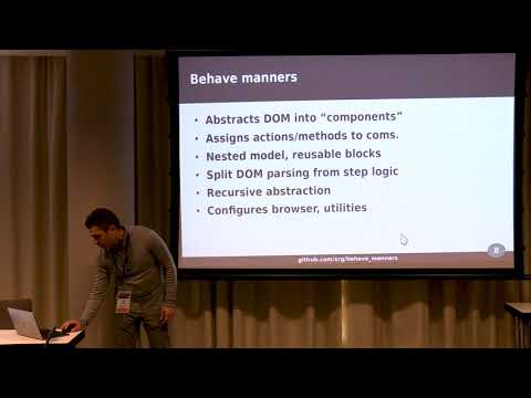 PyCon Ireland 2019 - Automated Web-UI testing with behave-manners - Panos Christeas