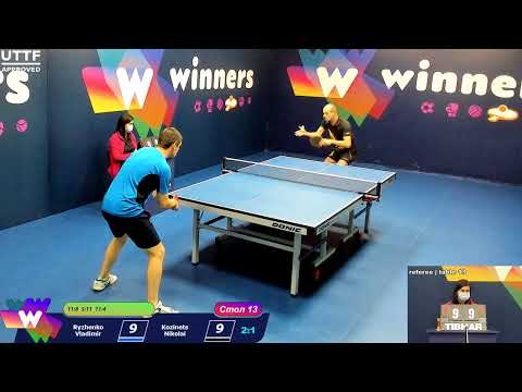 Winners League 23.02.21 Ryzhenko V.  - Kozinets N. 21:00