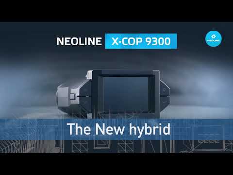 Neoline Hybrid X-COP 9300s vaizdo registratorius video