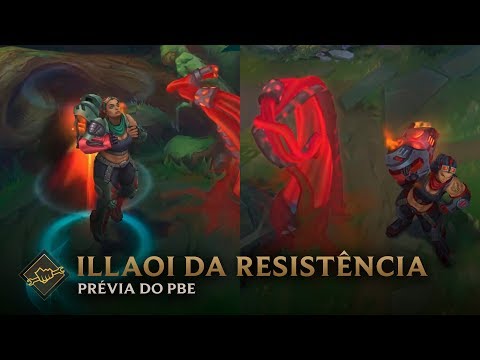 Illaoi da Resistência + Cromas - Prévia do PBE | League of Legends