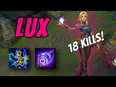 How to Carry with Lux Mid in Low Elo! *Max Burst* (League of Legends)