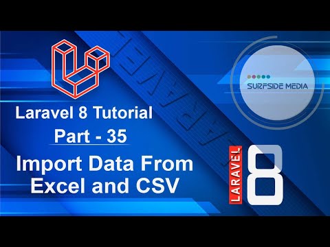Laravel 8 Tutorial Import Data From Excel and CSV