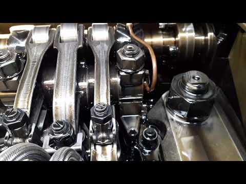 Emergency stop of an EMD 12 Cylinder 2-stroke diesel after loss of oil pressure