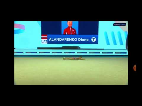 Diāna Alandarenko ball European Championship in Rhythmic gymnastics 2022 Tel Aviv