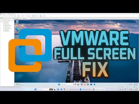 VMware Workstation - full screen fix (make Windows guest use full screen resolution)