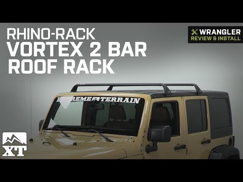 Jeep Wrangler Rhino-Rack Vortex 2 Bar Roof Rack (2007-2018 JK & JL 2 Door & 4 Door) Review & Install