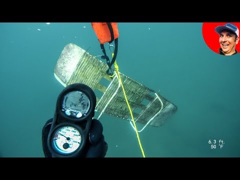 Drysuit Failure... FREE FLOW EMERGENCY | Treasure Diving at Lake Billy! Video