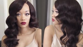 HAIR | Old Hollywood Waves Tutorial | EV Beauty Curling Wand