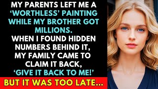 My Parents Left Me A “Worthless” Painting. I Found Hidden Numbers—Now They’re Begging To Get It Back