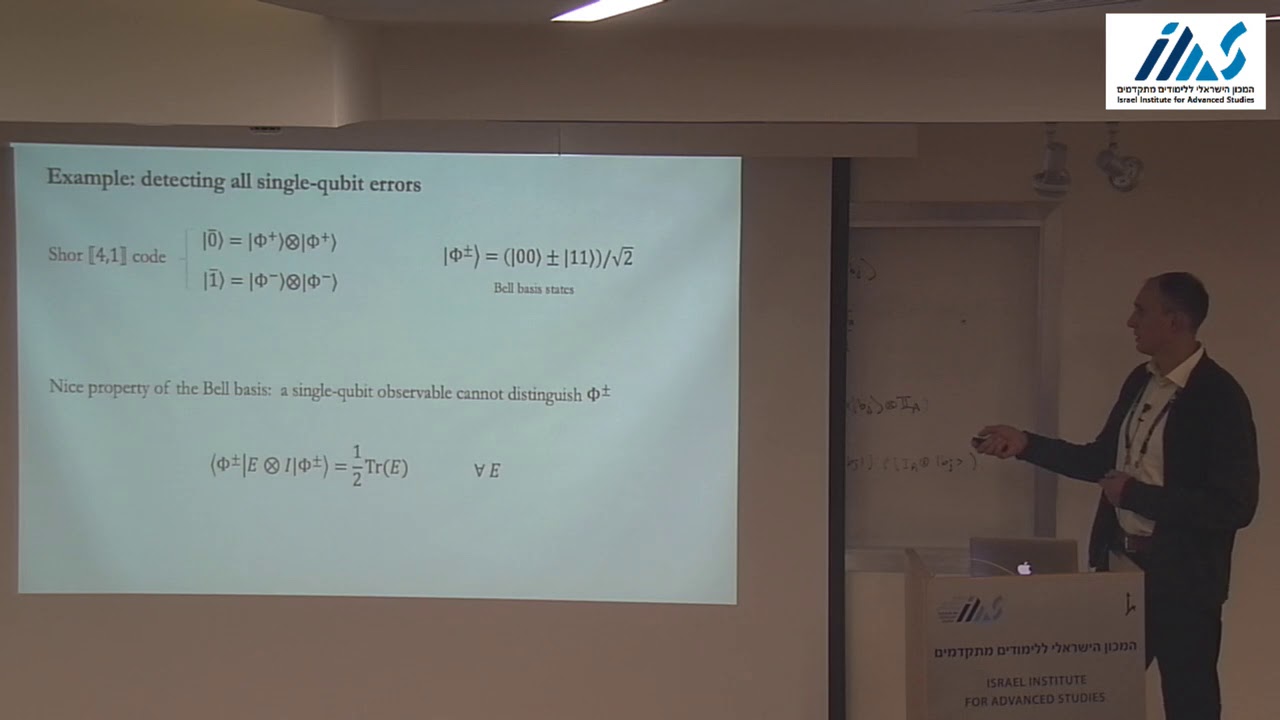 Intro: Quantum Error Correcting Codes - Sergey Bravyi