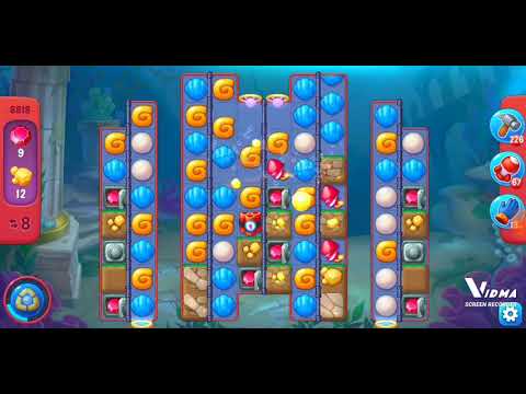 Fishdom. 8818 level no boosters and diamonds. 13 moves