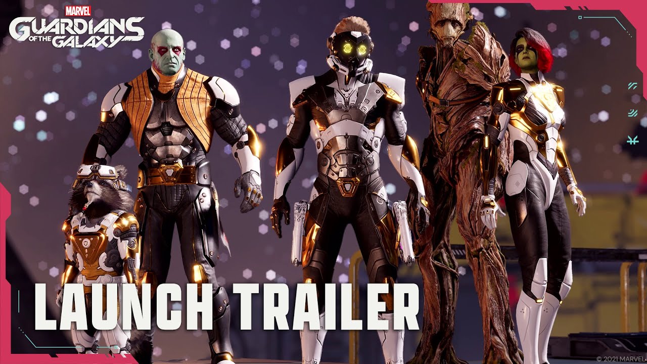 The release trailer of Marvels Guardians of the Galaxy from the creators of Deus Ex: Mankind Divided has been released