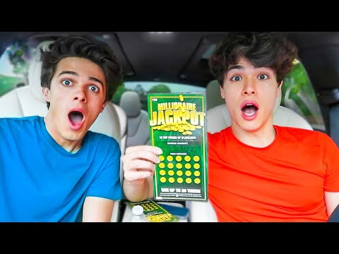 WINNING THE LOTTERY PRANK ON FRIENDS!!
