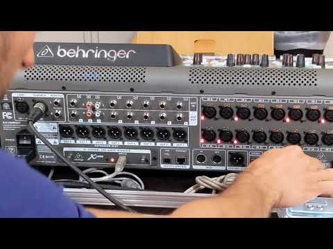 How to Connect the Digital Stagebox to the Behringer X32 Mixing Desk