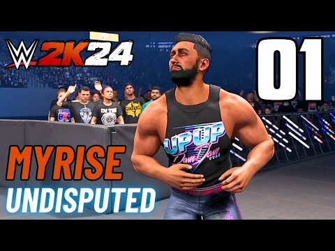 WWE 2K24 MyRise: Undisputed (My Career Mode) Walkthrough Gameplay Part 1