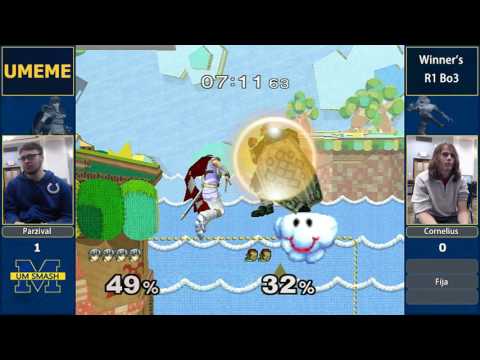 UMeMe 46 - Parzival (Marth) vs Cornelius (Ganondorf) - WR1