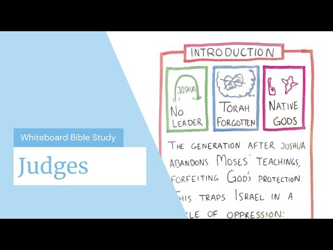The Book of Judges: A Quick Overview [Whiteboard Bible Study]
