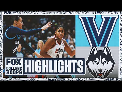 Villanova Wildcats vs. No. 1 UConn Huskies Highlights 🏀 FOX College Hoops