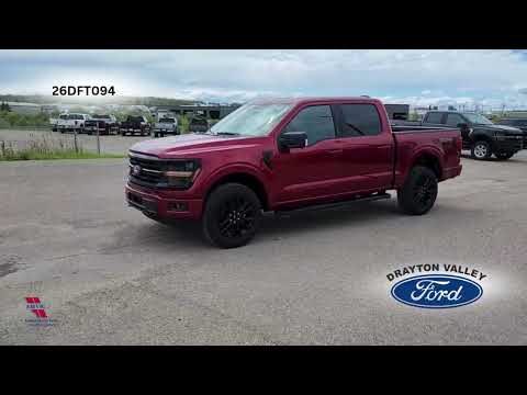 2026 Ford F-150 XLT in Red for sale at Drayton Valley Ford in Drayton Valley, AB