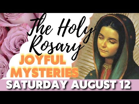 📿TODAY'S HOLY ROSARY SATURDAY  AUGUST 12 2023🌷JOYFUL MYSTERIES 🌷 VIRTUAL ROSARY