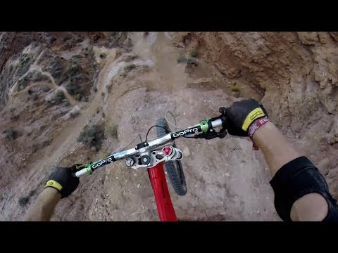 Kelly McGarry's 72ft Canyon Gap POV - Red Bull Rampage 2013