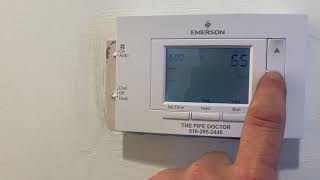 How to Program a White Rogers Emerson 1F83C-11PR Thermostat