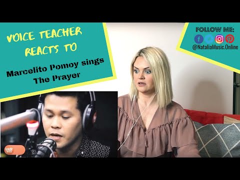 ⫷ Voice Teacher Reacts to ➠ Marcelito Pomoy sings The Prayer Celine Dion Andrea Bocelli LIVE ⫸