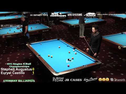 2019 NYC 8-Ball Championship - Stephen Augustus vs Euryel Castillo