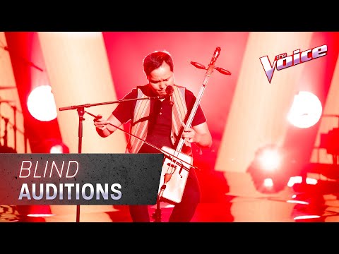 The Blind Auditions: Bukhu Ganburged Sings 'Mother and Father' | The Voice Australia 2020