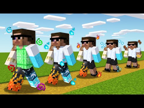 Evolving my Bodyparts into Elemental Parts...Minecraft