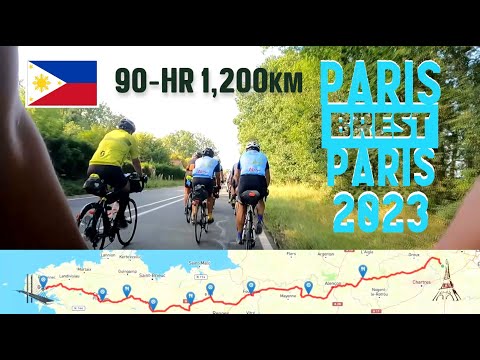 Paris Brest Paris PBP 2023: [English Subtitle] Full Ride Video from Philippines rider on 90-hr Group
