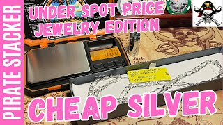 Bargain Silver Under Spot Price ~ .925 Sterling Silver Chain Cheap!  #silver  #gold  #walmart