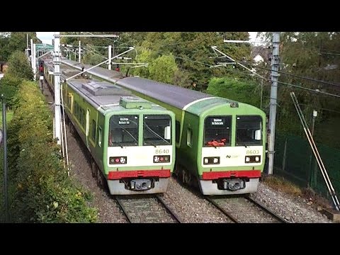 Irish Rail 8500 and 8520 Class Dart Trains - Sydney Parade, Dublin