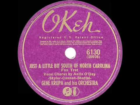 1941 HITS ARCHIVE: Just A Little Bit South Of North Carolina - Gene Krupa (Anita O’Day, vocal)