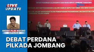 Debat Perdana Pilkada Jombang 2024, Dua Pasangan Calon Adu Gagasan di Hadapan 5 Panelis