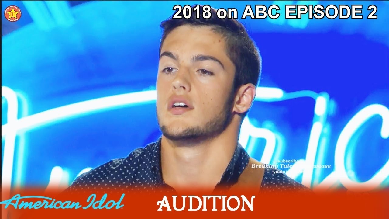 Garrett Jacobs 17 yo Biggest Fan  grandma Awesome Man's World” Audition American Idol 2018 Episode 2