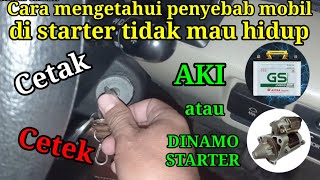 Download lagu HOW TO DETERMINE THE CAUSE OF A CAR NOT STARTING, ONLY A CLICKING SOUND BETWEEN THE BATTERY OR ST... mp3