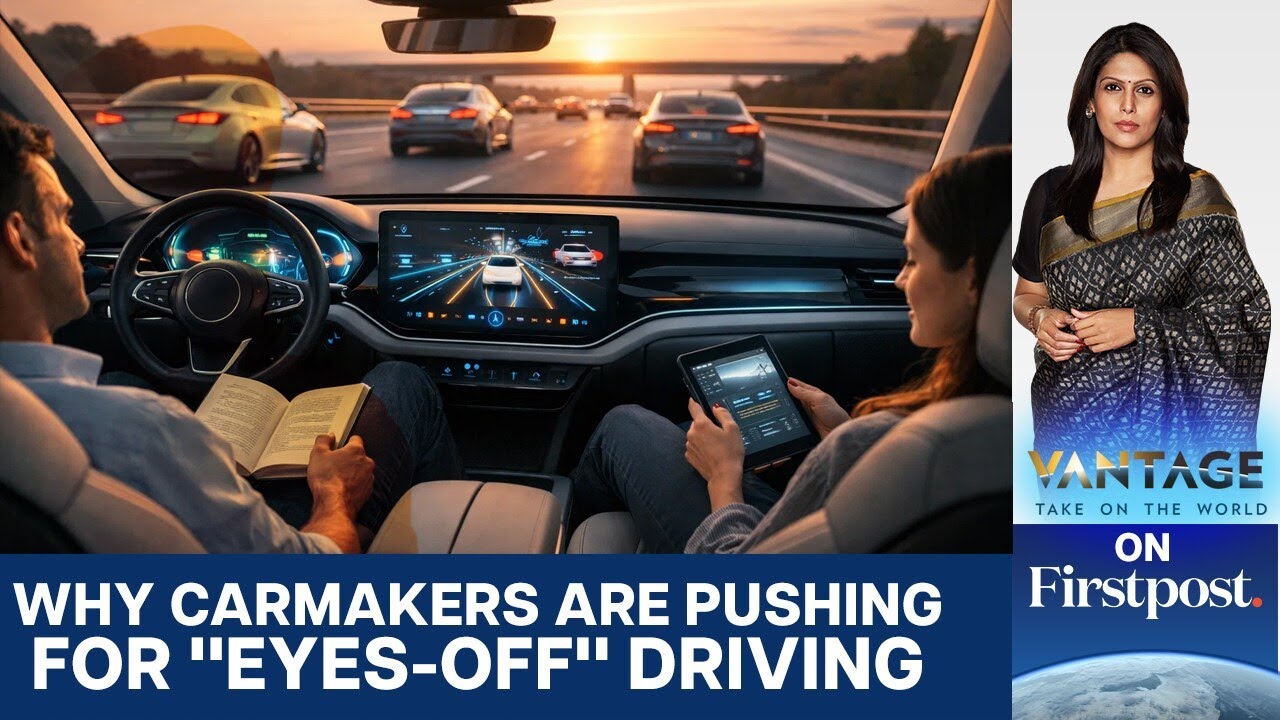 Why Carmakers Are Pushing for "Eyes-Off" Driving Despite Safety Concerns | Vantage With Palki Sharma
