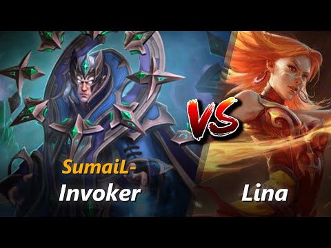SumaiL- mid Invoker vs Lina | First 10 minutes