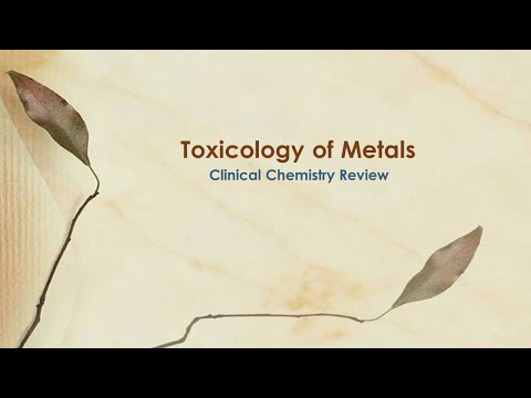Toxicology of Metals - clin chem review