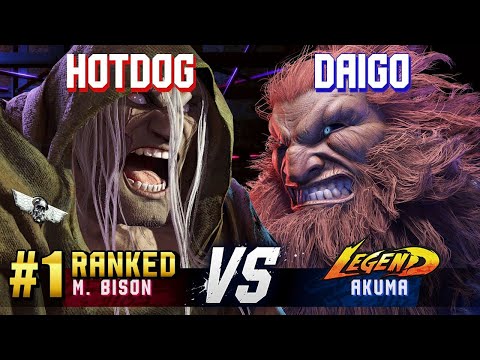 SF6 ▰ Hotdog29 (#1 M.Bison) vs Daigo (Akuma) ▰ Street Fighter 6
