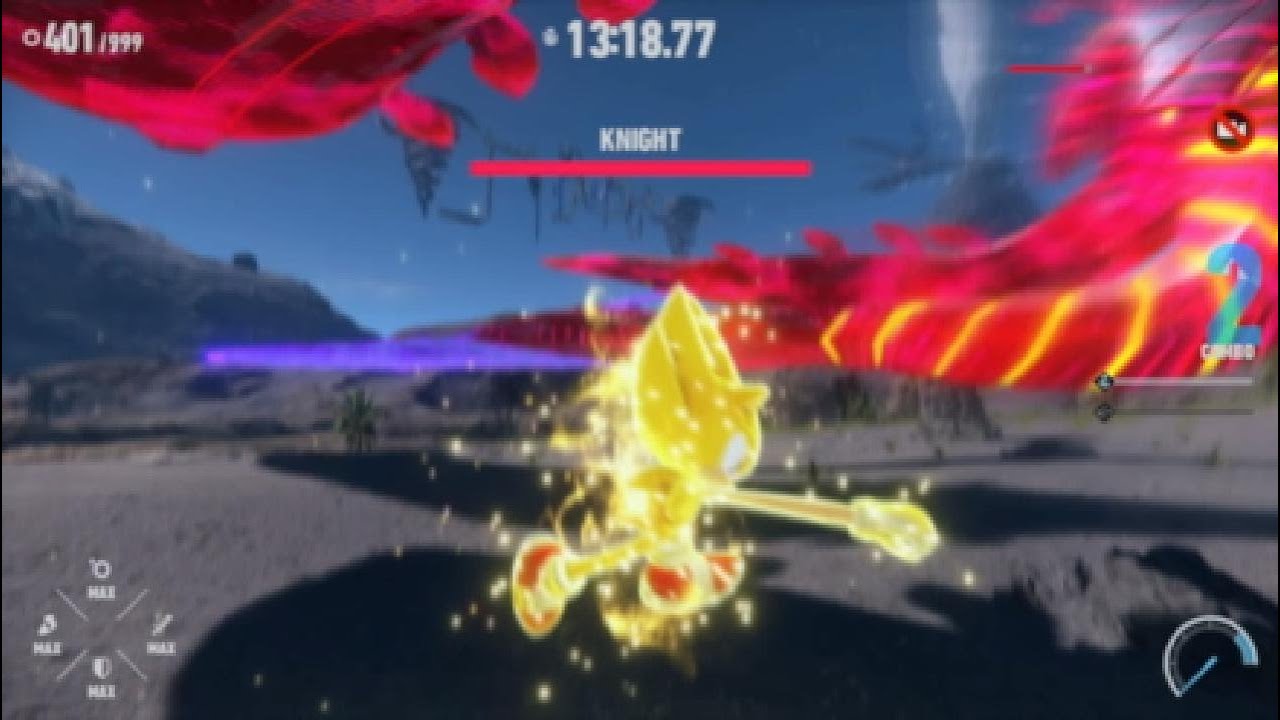 Sonic Frontiers glitch Super Sonic vs Squid and Fortress
